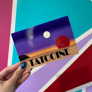 Tatooine // Star Wars Postcard Print