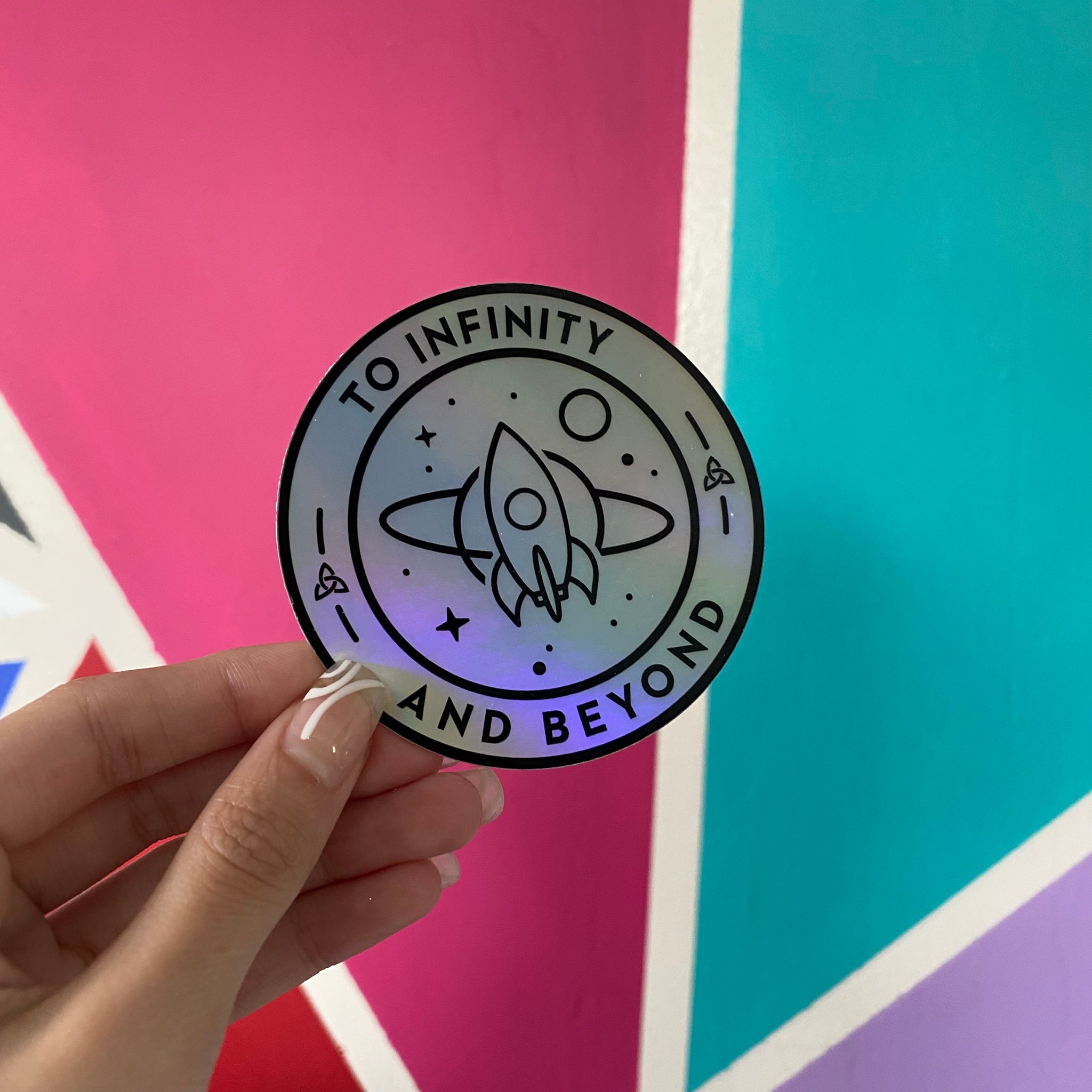 To Infinity and Beyond Buzz Holographic Sticker