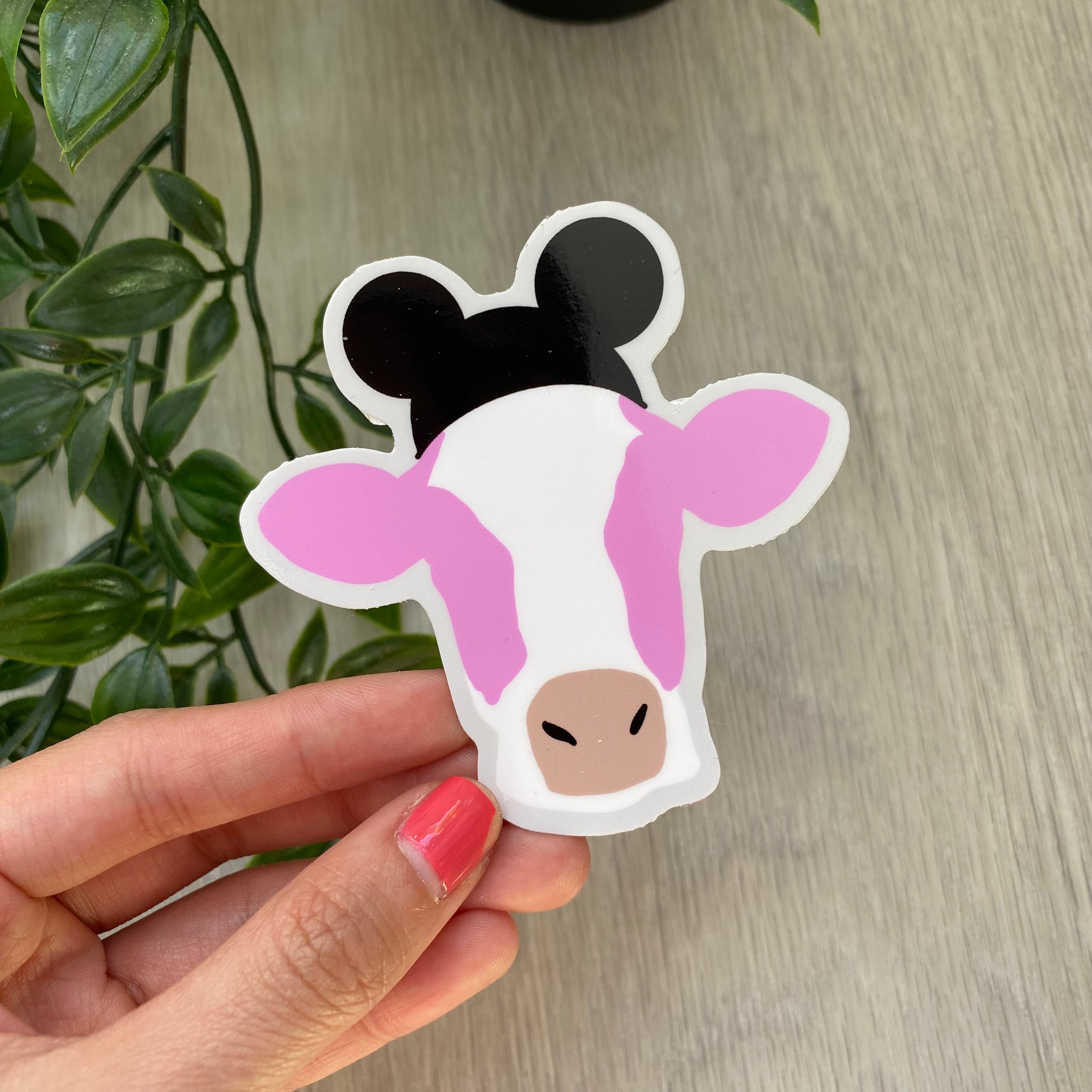 Strawberry Cow Sticker
