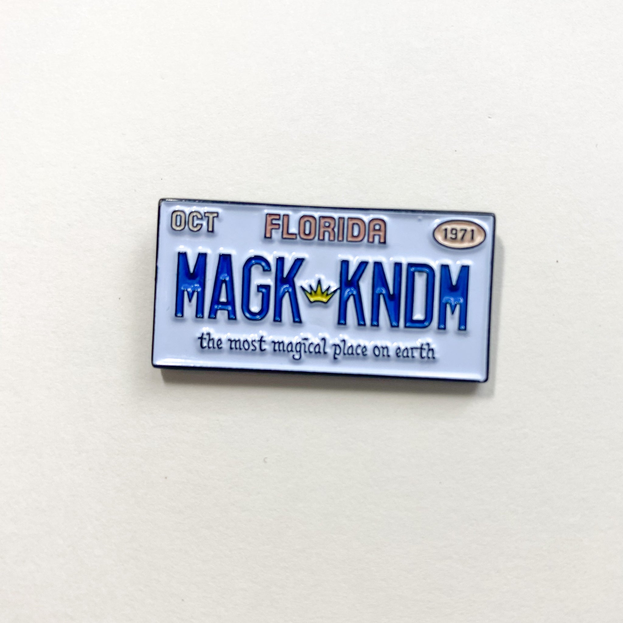Magic Kingdom License Plate Pin