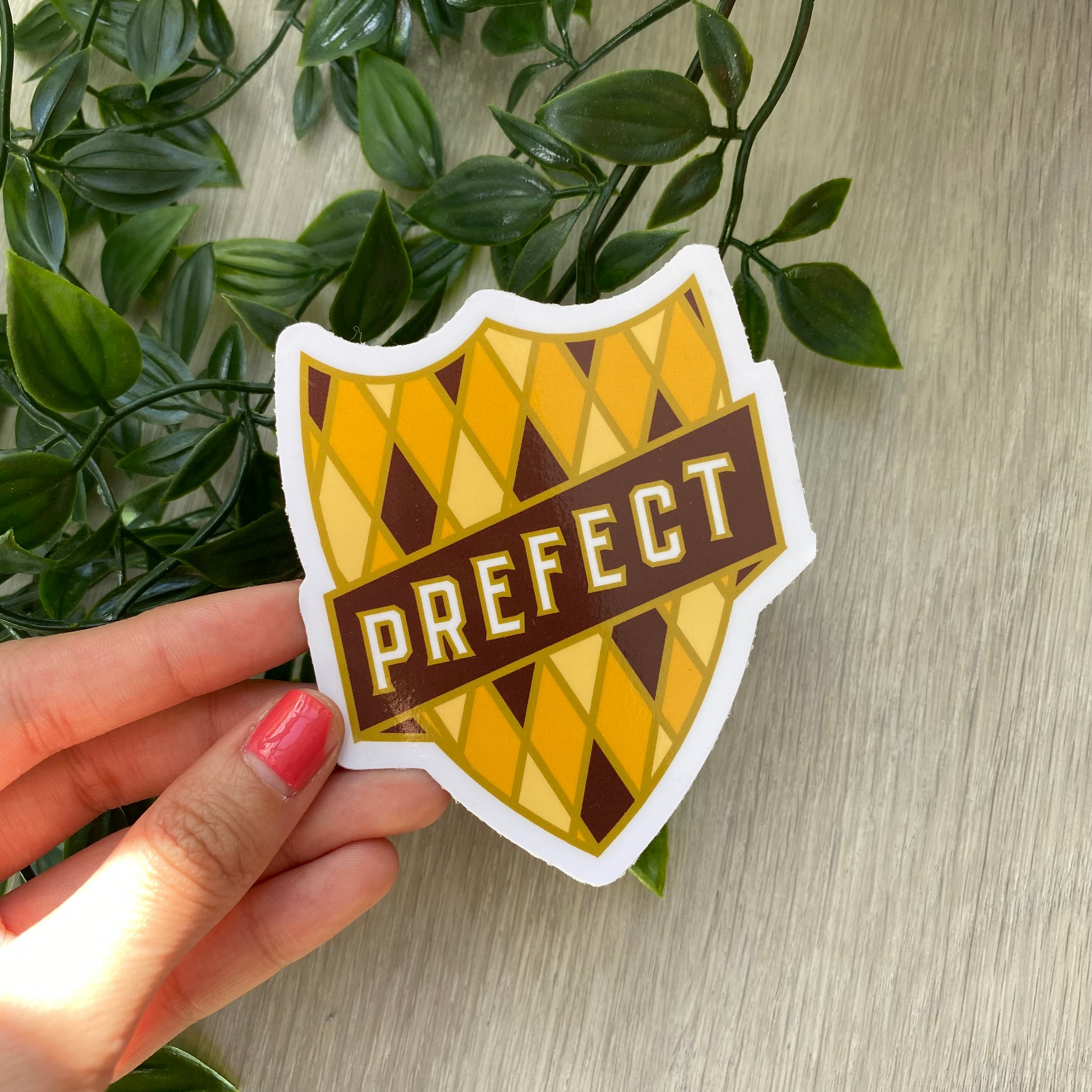 Yellow Prefect HP Sticker