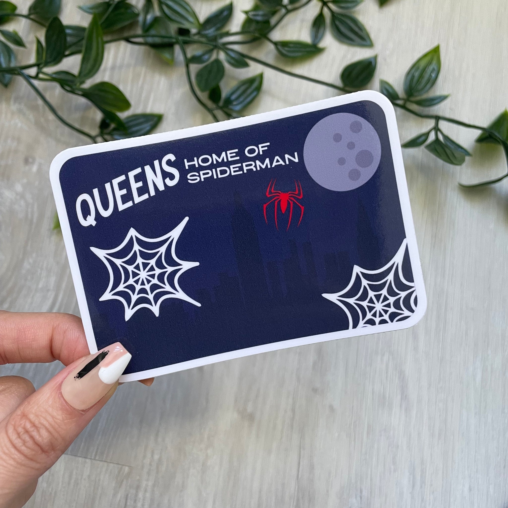 Marvel-ous Places Spidey Queens Sticker