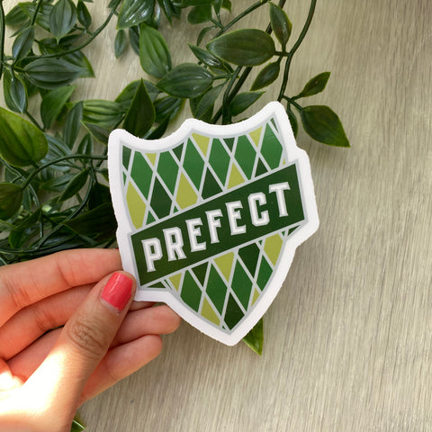 Green Prefect HP Sticker