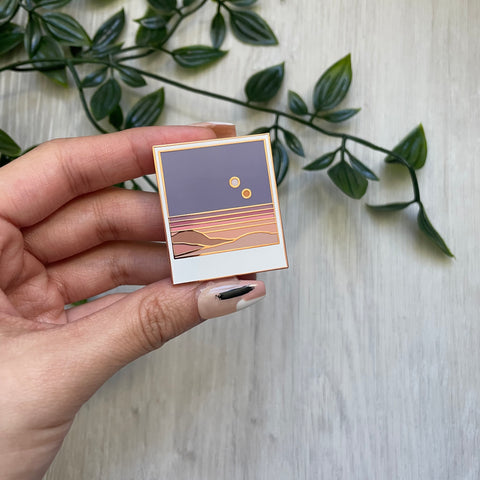 Tatooine Binary Sunset Picture Pin