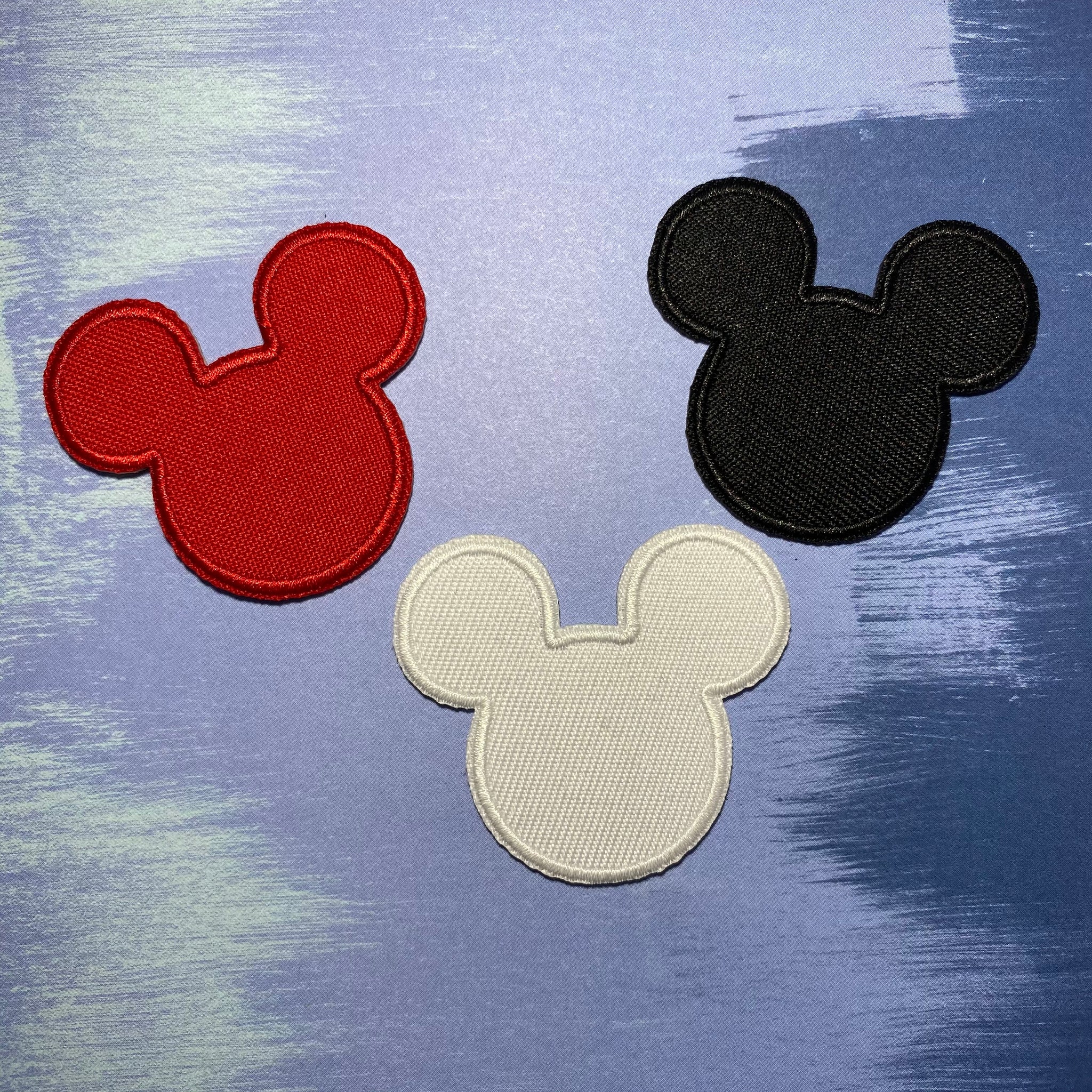 Original Mouse Head Patch Set of 3