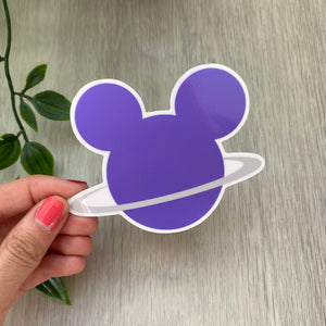 Purple Mouse Planet Sticker