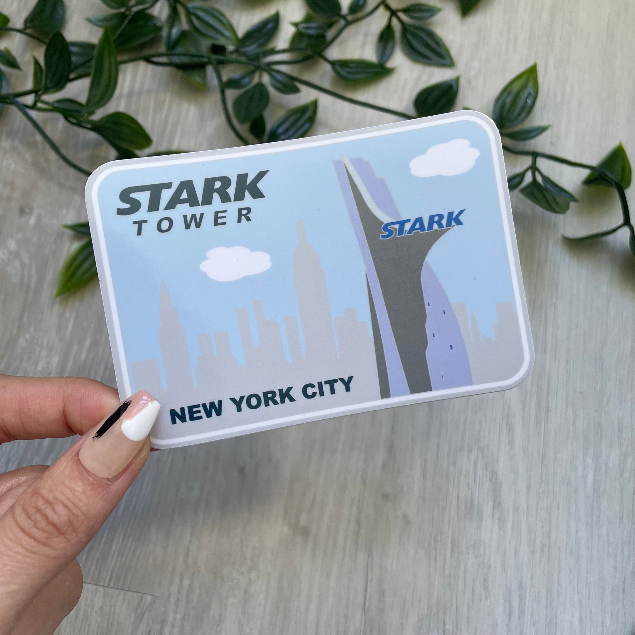 Marvel-ous Places Stark Tower Sticker