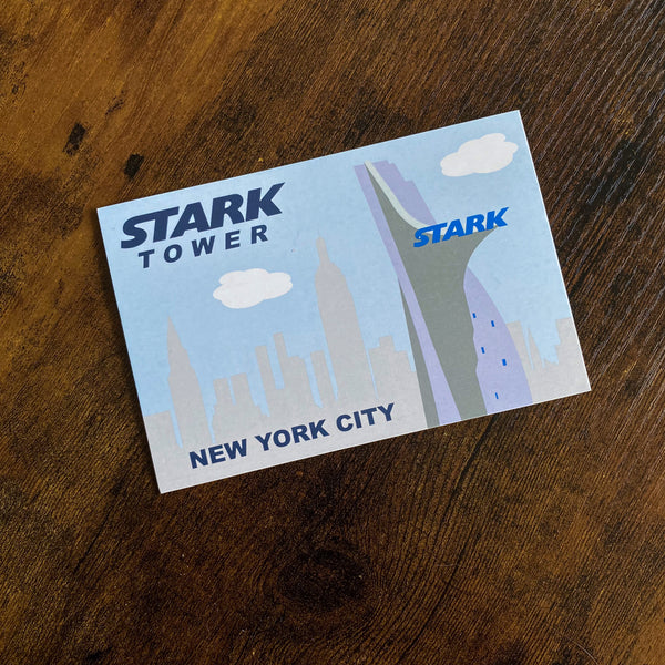 Stark Tower // Iron Man // Avengers // Marvel-ous Places Postcard Print