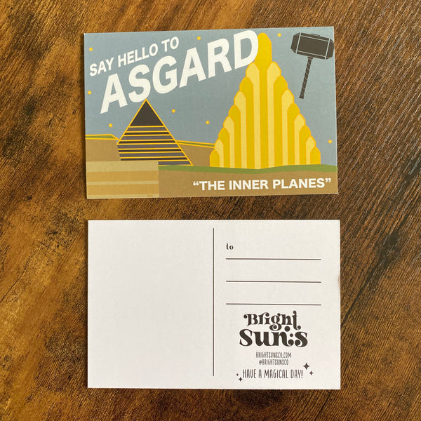 Say Hello To Asgard // Thor // Avengers // Marvel-ous Places Postcard Print